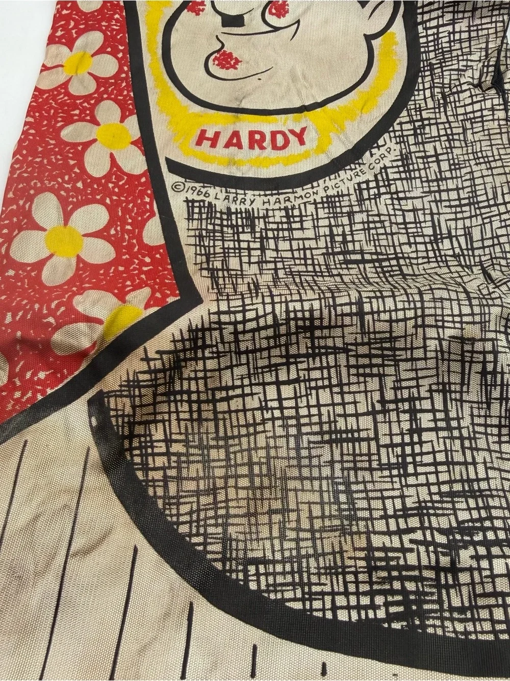 Vintage Ben Cooper Laurel Hardy Costume Child Double Face Mask 1966 Larry Harmon
